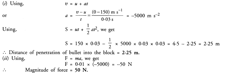 NCERT Solutions for Class 9 Science Chapter 9 Force and Laws of Motion 7